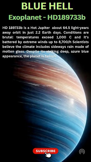 35K views · 320 reactions | Do you know ? Why Exoplanet HD189733b is called Blue Hell ? - #HotJupiter,#Exoplanet,#alienworld @highlight | Enknowledgepedia | Facebook