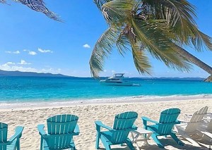 2.2K views · 92 reactions | Why work from home, when you can work from our paradise? ❤️ Swap your desk for a deck chair and soak up the sun while you respond to emails in our breathtaking British Virgin Islands! #britishvirginislands  @soggydollarbar | British Virgin Islands - UK | Facebook