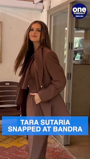 Gorgeous Tara Sutaria Spotted at Bandra, Mumbai | Oneindia News #reelsfb #tarasutaria #bandra #mumbai #bollywood #entertainment | Oneindia News