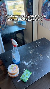 18K views · 7.7K reactions | How to keep your kitchen table clean when you’ve got kids?  #jokes #cleaning #satisfying #beforeandafter | Takes a Village Cleaning | Facebook