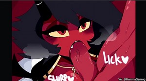 Helluva Boss Millie and Moxxie have Morning Sex