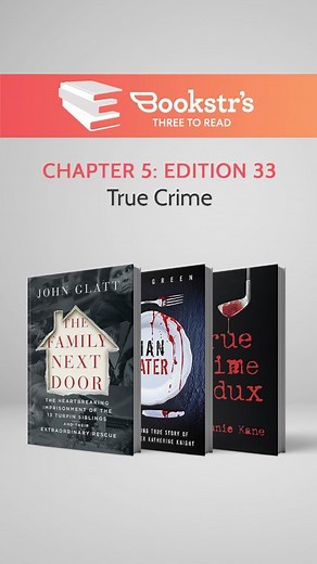 Three to Read | Chapter 5 Edition 33: It’s Time for True Crime! We humans are a strange species. We seem to aspire for higher ideals, hope for peace, and are constantly seeking happiness. And yet? We enjoy indulging in true crime reads and movies. How lovely! 🤭 While true crime can be enjoyed all year long, this week, we recommend you add three books to your TBR, that’ll take your spine-tingling up a notch. Welcome back to Bookstr's #ThreeToRead, where our book-loving team selects three must-re