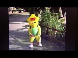 Poor BJ! -- "Barney's Let's Go to the Zoo" moments -- BJ gets Splashed by an Elephant
