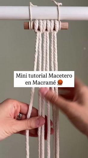 Mini tutorial macetero o porta macetas en Macramé 🧶 ideal si estás buscando una fuente de ingresos a bajo costo y que puedes desarrollar desde casa ✨🙌🏻 Si te gustó Sígueme para que no te pierdas de todos los videos y tutoriales que tengo para ti 🥰 Y si quieres ingresar a nuestra academia de Macrameras toca el enlace de la Bio 🥰 ¡Te esperamos! #macramelove #macramejewelry #modernmacrame #chile #mexico #mx #macrameart #macramemakers #macrameartist #macramedesign #macramemovement #macramedecor