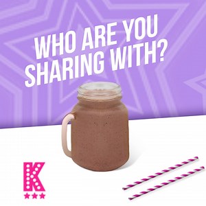One milkshake, two straws 😋 Who are you sharing with? 👀 | Kaspa's Bridgend