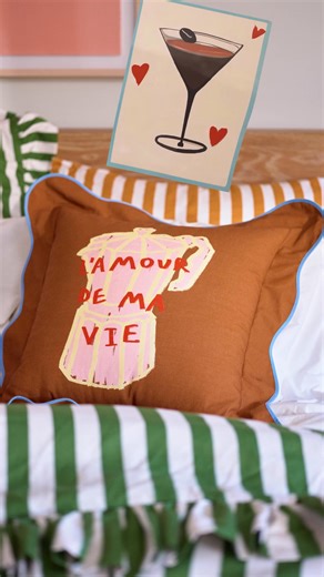Refresh your room with playful prints. | Anthropologie