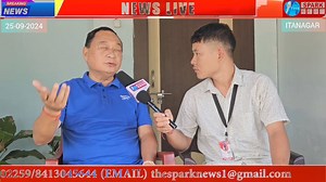 #watch - 25/09/2024 Exclusive Interview with Shri. Ninong Ering , MLA west Pasighat 37th constituency Assembly cum Advisor to Minister of Hydropower regarding the Siang Mega Dam. | The Spark News