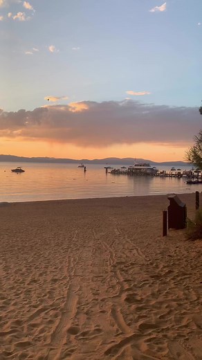 7.3K views · 401 reactions | Sunset at Lake Tahoe. | Zephyr Cove Resort | Facebook