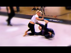 Stephanie Egger throws Gabi Garcia