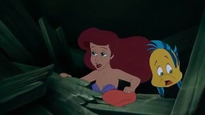 Ariel discovers the dinglehopper! #jodibenson #thelittlemermaid #littlemermaid #glenkeane #dinglehopper #atlantica #disneyanimation #ariel #princessariel #flounder | History of Mermaids