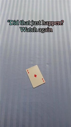 “King of Diamonds TRANSFORMS Into Ace of Diamonds! 🤯✨ (Impossible Card Flip)”#sleightofhand