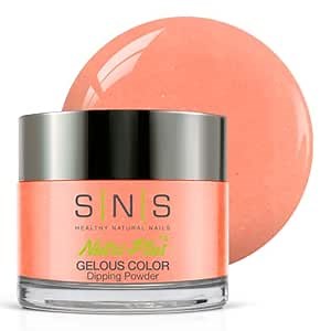 SNS Nail Dip Powder, Gelous Color Dipping Powder - Monkey Forest (Peach) - Long-Lasting Dip Nail Color Dip Nail Color Lasts 14 Days - Low Odor & No UV Lamp Needed - 1.5 Oz