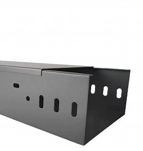 [Hot Item] High Quality Galvanized Steel Cable Bridge Cable Trunking and Perforated Cable Tray for Structural Wiring Wire Mesh Type