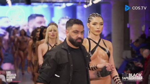 ALL MODELS OF THE BLACK TAPE PROJECT Los Angeles Art Hearts Fall 2024 - 4K Slow Motion - COS.TV