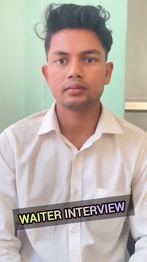 7K views · 275 reactions | Waiter Position Interview Test For Romania #jobapply #interview #waiterjob #5starhotel #reels | Nidhi Kashyap | Facebook