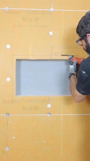 Shower Niche Install Tip - #shorts-001 #PlumbingLife #PlumbingTips #PlumbingSolutions #PlumbingRepair #PlumbingService #PlumbingProblems #PlumbingHacks #EmergencyPlumbing #PlumbingExpert #PlumbingDIY | Melissa J. Frawley