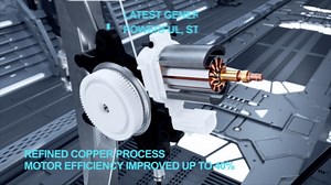 BDFHYK 741-412 Power Window Regulator with Motor Rear Left, Compatible with BMW X5 2000-2006