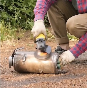Fire Extinguisher Transformed Into Epic Stove ♻️🔥 | 5-Minute Recycle