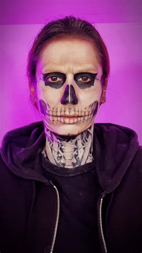 Halloween makeup…. Tate Langdon from AHS #tatelangdon #AHS #americanhorrorstory | Tasha Caroline