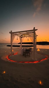 1.2K views · 14 reactions | Kagi Maldives invites you for a romantic dinner amidst the stunning scenery of the beach ️ #beachdinner #kagimaldives #romance #couples #maldives | Crown & Champa Resorts | Facebook