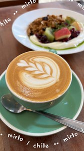📍Mirlo • Santiago do Chile 🇨🇱 Toda vez que penso em um dos dias mais bonitos de 2025, lembro desse café da manhã no @mirlo_scl, em Santiago do Chile. Eu poderia passar horas sentada na mesa que fica virada pra rua, tomando um café com leite quentinho e saboreando alguma das gostosuras da vitrine de doces. Infelizmente, quando a gente viaja o tempo é sempre corrido. Mas a lembrança desse lugar tão aconchegante volta e meia vem a tona. Quando me hospedei na capital chilena, pesquisei cafés nos 
