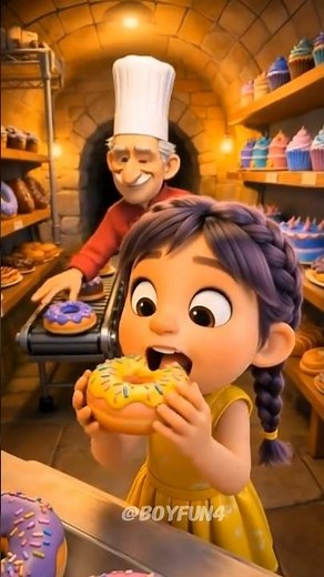 इतने सारे डोनट और केक 🎂🍩 | #shortvideo #cartoon #cake