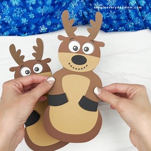 11K views · 242 reactions | 癩 Snowman Reindeer Disguise Craft ✂️ Get the template on the blog | Simple Everyday Mom | Facebook