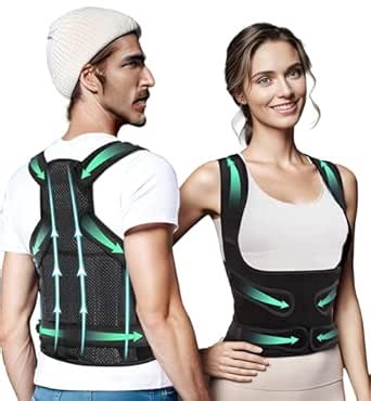 Back Posture Corrector Women and Men, Adjustable Back Straightener Scoliosis Back Brace, Upper and Lower Back Pain Relief