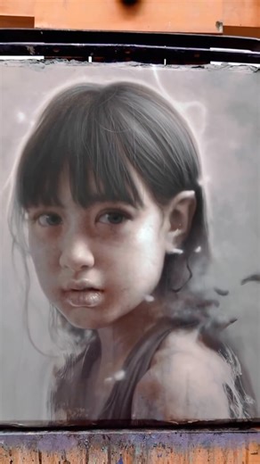 9.8K views · 727 reactions | muted colors and a limited palette in this beautiful portrait with soft brushstrokes that give realism to the painting. The rendering of the hair starts with a mass block in shapes that gets divided with details of think hair with a small brush. Via: @artartluther ️ Artwork: Portrait Painting realism Art by: @lochanpeng Remarks by: @paolaportfolio #artworkanalysis #paolaluther Art lessons: @therealatelier  | Paola Luther Art | Facebook