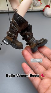 96K views · 3.4K reactions | Miniature Bajia Retro Buckle Belt Venom Boots  One Minute Clay Tutorial | DEEPFLAME | Facebook