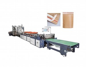 [Hot Item] Tape Applicator Express Bag Machine Bottom Gusset Kraft Paper Envelope Making Machine