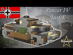 Minecraft WWII Build Tutorial: Panzer IV Ausf. E