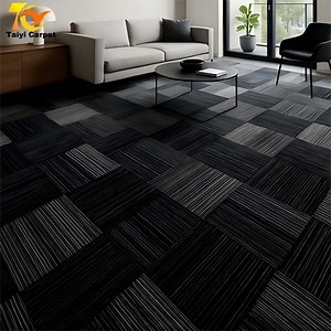 [Hot Item] Office Commercial PVC-Backed PP Acoustic Project Heavy-Traffic Carpet Tile