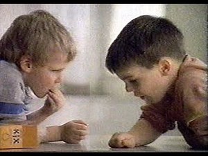 1989 Kix cereal television commercial, messy kids