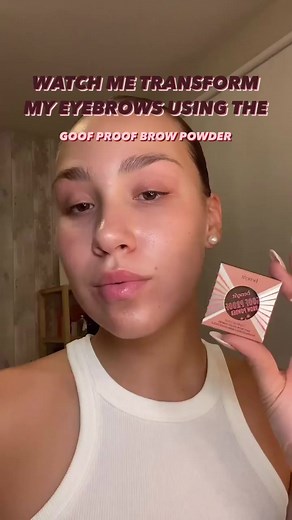Our Goof Proof Powder gives brows texture and dimension🏹🤎 It’s buildable & blendable, and color stays true! If you don't believe us, ask beautiful @siaasglam ✨✨ #benefitnordics #benefitbrows #goofproofpowder #browroutine | Benefit Cosmetics