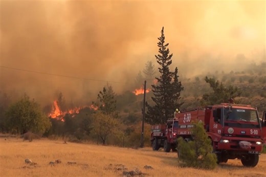410 orang dievakuasi akibat kebakaran hutan di Provinsi Mersin, Turki - ANTARA News