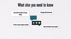 Disscool USB Micro 5P Male to 5P Female Extension Cable, 30V 22AWG 3A Micro USB Charging Cord Adapter Connector with On Off Switch Extended Push-in Key Switch Cable(0.3m/0.98ft)