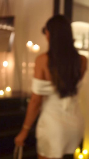 The perfect LWD 🤍 Angel @liliclaire__ wears our Primrose White Satin Mini Dress! | Beginning Boutique