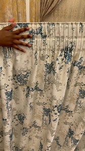 Beautiful quality curtain in blueish colour . R750 5m with lace . Order on WhatsApp 0647391595 | Noe Home Goodies