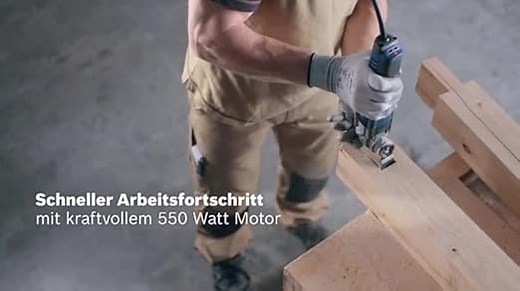 Bosch Multi-Funktionswerkzeug GOP 55-36 Professional (550W, 8.000 – 22.000 min-1), 0601231100, 1 Stück, Schwarz