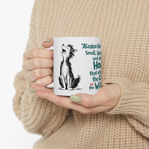 ALASKAN KLEE KAI: Cute Alaskan Klee Kai on White Ceramic Coffee Mug Cup, Dog Lover Gift for Coffee & Tea Fans - Etsy