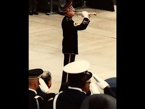 Funeral Procession at Arlington National Cemetery for Bugler Pat Mastroleo