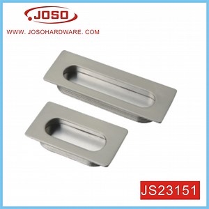 [Hot Item] Flush Recessed Sliding Rectangle Door Pull Handle for Cabinet