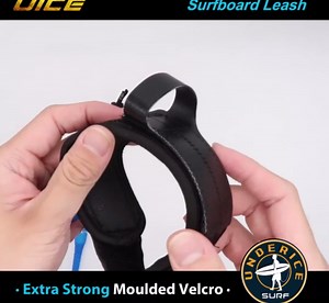 UICE Surfboard Leash 6ft 7ft 9ft - Premium Surf Leash with Swivel Cuff Prevents Tangles Cord for Maximum Security & Confidence in Waves