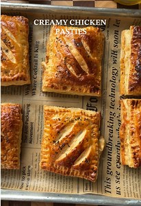 Creamy Chicken Pasties Recipe - Easy & Delicious