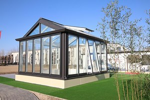 [Hot Item] Factory Price Customize Outdoor Sunroom Patio Sunroom Aluminum Triple Glass House Sunroom