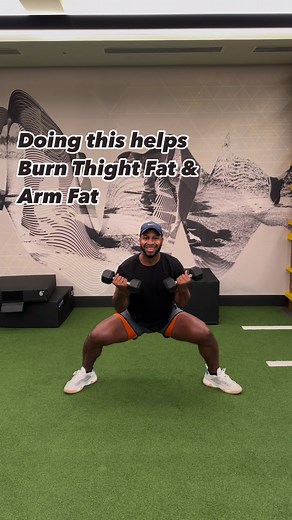 28K views · 789 reactions | Thigh Fat & Arm Fat Burner Make sure to engage your core by squeezing like when your flexing in the mirror sucking it In engaging those muscles, also stay low the perfect balance starts with you pushing your hips back in a seated position with your chest up. This ensures you don’t hurt yourself. New workout challenge (Body Fat Burner) is starting Jan 8th  be the first to know by joining my email list on my website bmccullen.com. | Bmccullen | Facebook