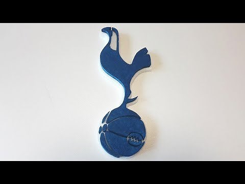 How to make Tottenham Hotspur FC logo/emblem| 토트넘 핫스퍼 로고 만들기 -Foam Art-