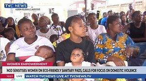 17 reactions | Non-Governmental Organization (NGO) Sensitises Women On Eco-Friendly Sanitary Pads And Calls For Focus On Domestic Violence | Tvcnewsng | Facebook
