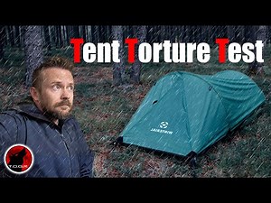 Torrential Rain Challenge : Evaluating a Stealth Camping Tent's Waterproofness - Winterial Bivy Tent